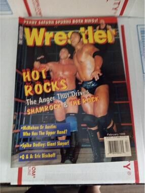 The Wrestler Magazine February  1999  Wrestling The Rock!!!!!!! Cb 52